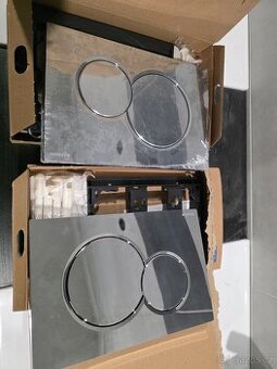 Nové tlačítko Geberit stříbrné 2 ks