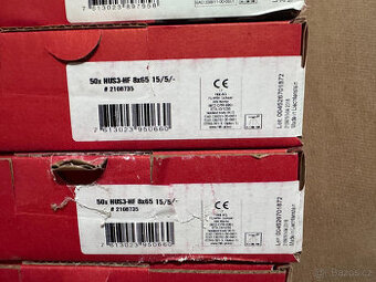 Šrouby upevňovací do betonu/zdi HILTI