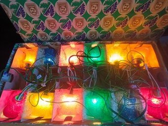 Retro vánoční světýlka