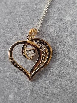 Dámský náhrdelník zlatý au 375 9k