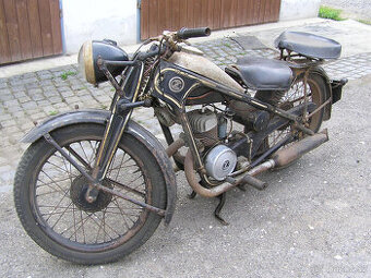 ČZ 175 předválečná - původní nikdy neren. stav, doklady CZ