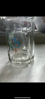 STARÝ PIVNÍ REKLAMNÍ PŮLLITR STAROPRAMEN SMÍCHOV PIVOVAR