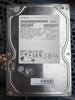 HDD Hitachi 320 GB, 3,5 SATA