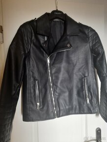 Koženková bunda vel.158