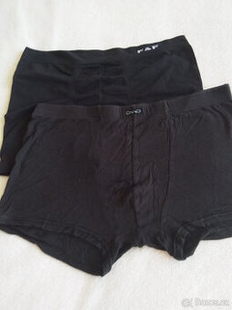 Slipy kalhotkové pánské, černé, bílé