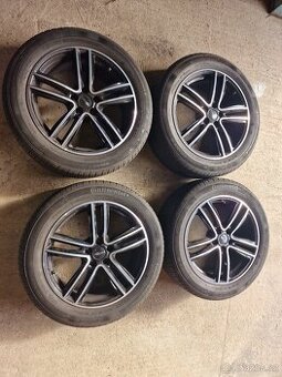 Ráfky Brock s plášti 215/55R18 Continental letní