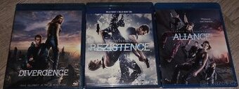 BLU RAY DIVERGENCE --KOLEKCE 1.2.3. CZ DAB