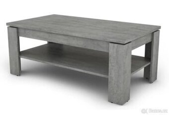Konferenční stolek Inter, šedý beton Asko