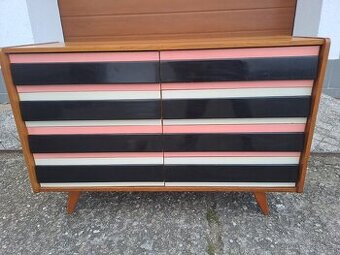 atypická retro komoda J. JIROUTEK č.1-top stav - jako nová
