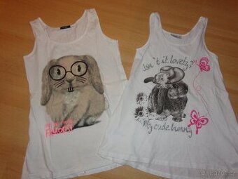 Dívčí letní tílečka, vel. 158/164