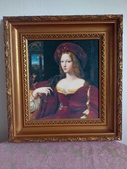 Obraz reprodukce dřevěný rám