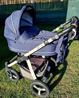 Kočárek dvojkombinace BabyDesign, bohaté přislušenství