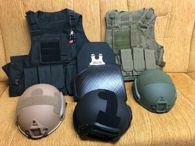 balisticke platy, balisticke helmy, nosiče plátov - 1