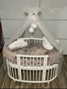 Oválná Postýlka Stokke Sleepi