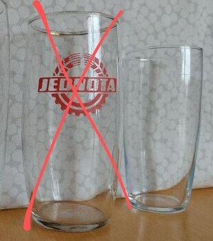 Sklenice; retro; štuc