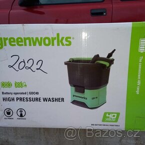 Informace o Greenworks , aku 40 V tlaková myčka 70 bar