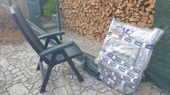 Plastová rozkládací polohovatelná židle Jysk - nová (2 ks)