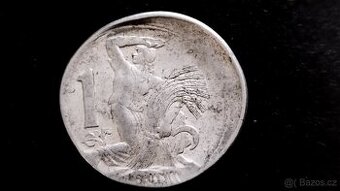 1 Kč 1950 Chyboražba - 1