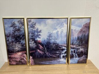 Třídílný obraz/ triptych