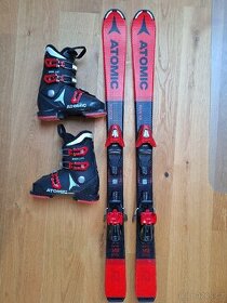Lyže Atomic Redster J2 120 cm + Lyžaky Atomic Hawx 23