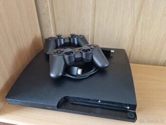 Sony PlayStation 3 Slim 320GB, 2x Ovladač, 34x Hra