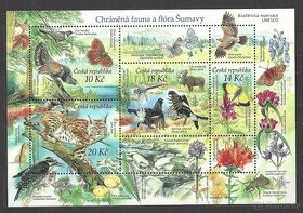 Česká Republika 2011 A691-694 Ochrana přírody - Šumava
