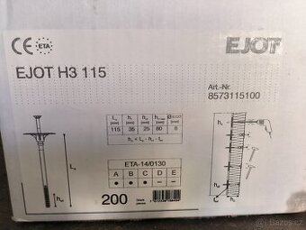 Fasádní hmoždinky EJOT H3 115