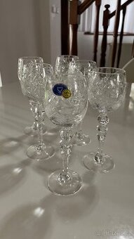 Křišťalové sklenice na vodku, koňak 60ml