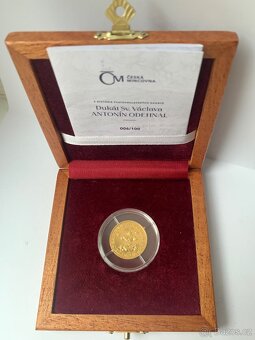 Svatováclavský dukát 1923/2022 soutěžní návrh A.Odehnala č.6