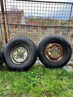 Plechová kola z trabantu 601