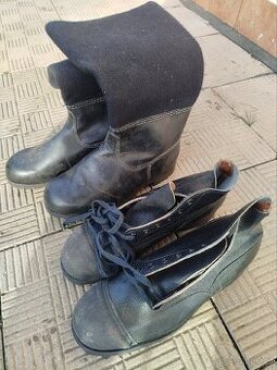 Retro pracovní obuv