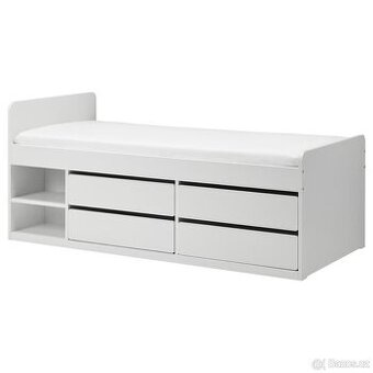 Postel Ikea Släkt 90x200 s roštem