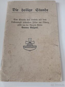 Starý německý modlitební spis „Die heilige Stunde“, 1931
