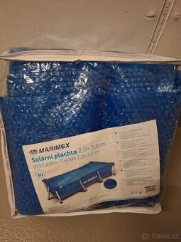 Plachta solární 2,0x3,0 m obdélník modrá Marimex