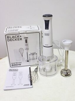 Tyčový mixer BLACK DECKER BXHBA600E , nepoužívaný