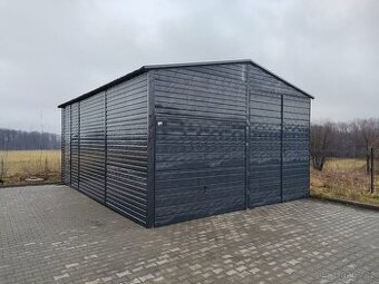 Plechová garáž 6x8m