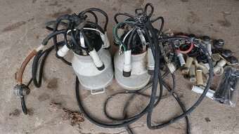 2x konvové dojení a díly dojící zařízení