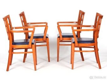 Křesílka, židle, česká výroba TON, 4 kusy.