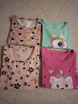Oblečení pro holku vel. 110/116 (8 kusů)