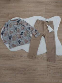 Tričko LINDEX a nové kalhoty ESPRIT vel. 98-104