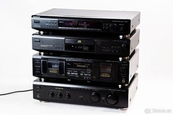 SONY hifi sestava / TA-F300, TC-WE435, CDP-XE300, ST-SE500
