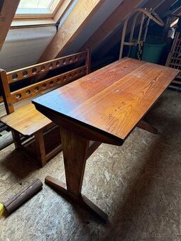 Retro stůl s lavici