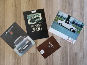 Prospekty Rover, Triumph, TVR, Lotus - od 50. let.