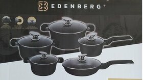 Sada mramorovaných hrnců s pánví Edenberg 10ks