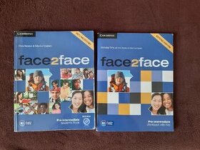 Učebnice Face2face Pre-intermediate Workbook+Students Book.