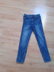 MANGO KIDS-strečové džíny vel. 9-10 let-140 - 1