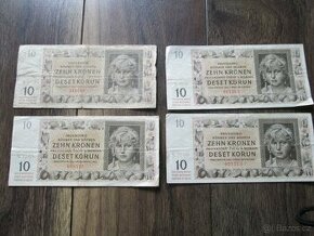 Bankovky 10 korun-Protektorát
