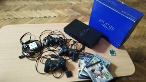 Playstation 2 / 2X OVLADAČ / KRABICE / HRY