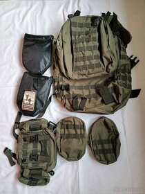 Vojenský batoh, lopatky