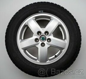 Škoda Octavia - Originání 15" alu kola - Zimní pneu